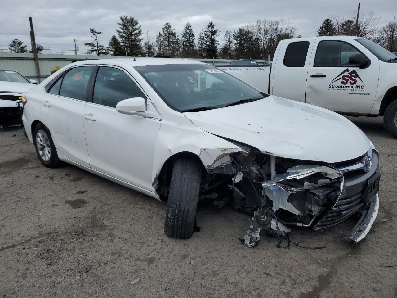 2015 Toyota Camry VIN 4T1BD1FK4FU141906 Copart auction photo, undercarriage / front end damage thumbnail 4
