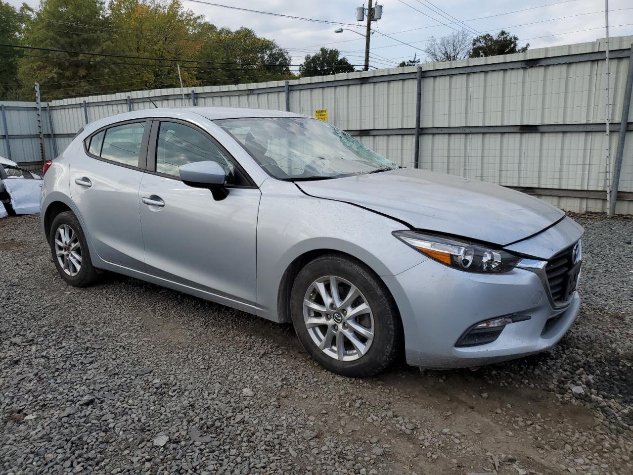 2018 Mazda 3 VIN 3MZBN1K78JM181242 Copart auction photo, all over damage thumbnail 4