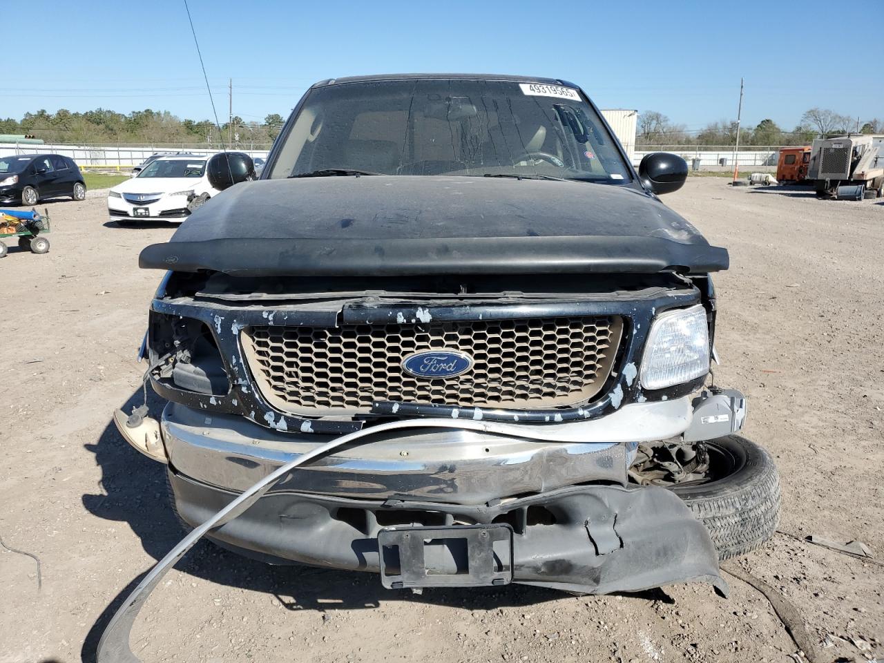 2003 Ford F-150 VIN 1FTRW07L73KA28876 Copart auction photo, front end / undercarriage damage thumbnail 5