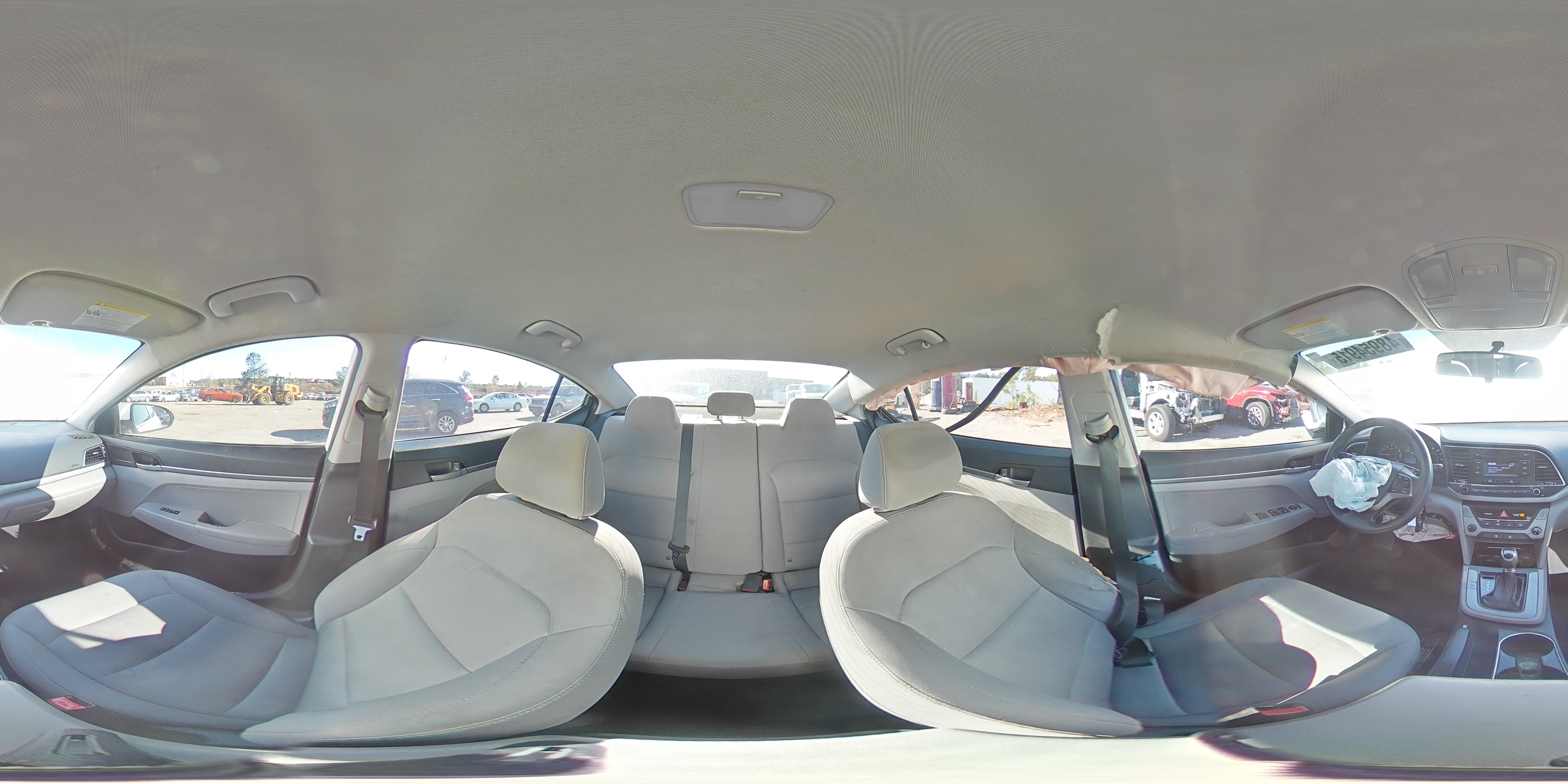 2017 Hyundai Elantra VIN 5NPD74LF7HH149900 Copart auction photo, side / front end damage thumbnail 12