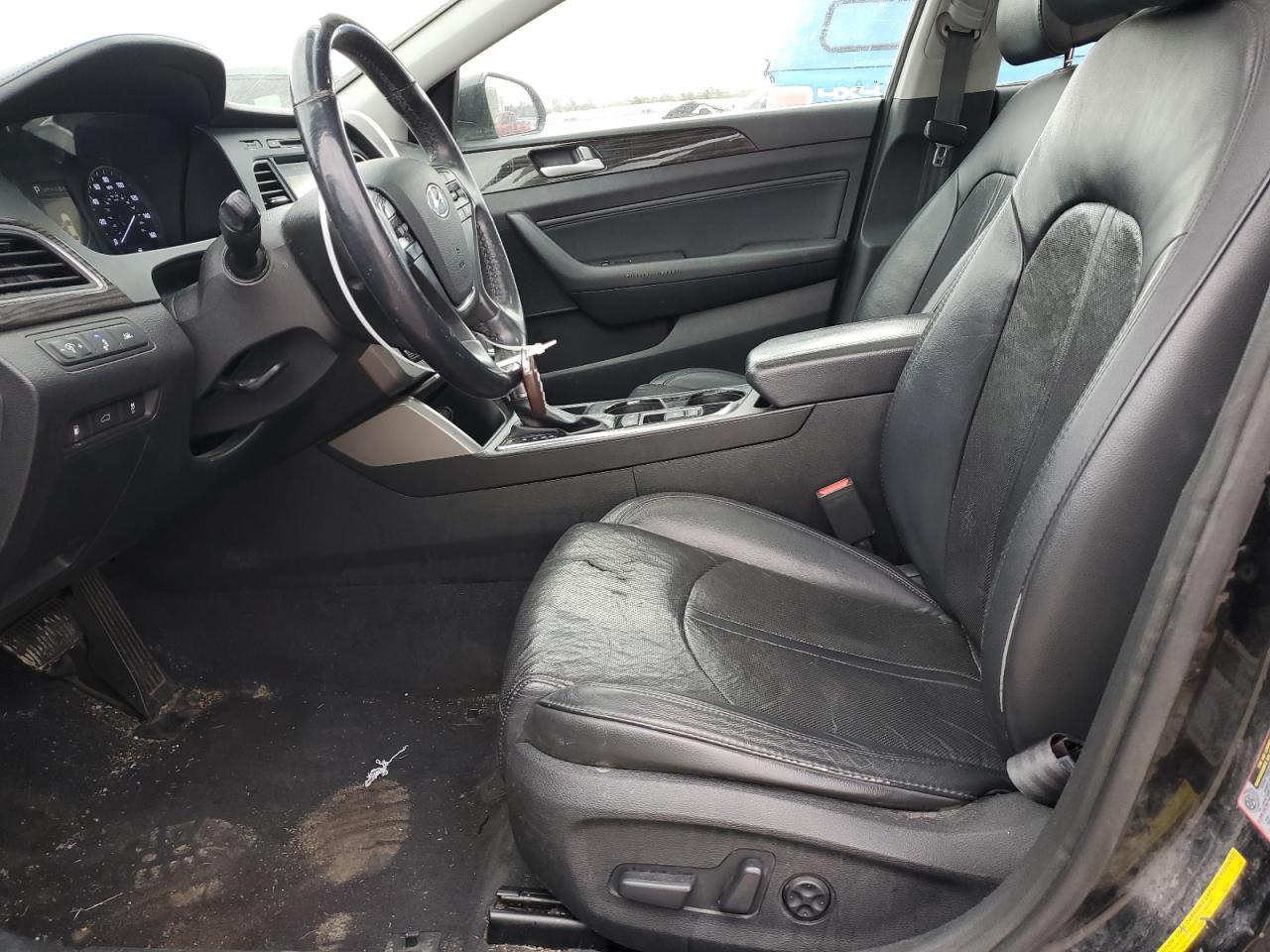 2015 Hyundai Sonata VIN 5NPE34AF7FH043611 Copart auction photo, front end damage thumbnail 7
