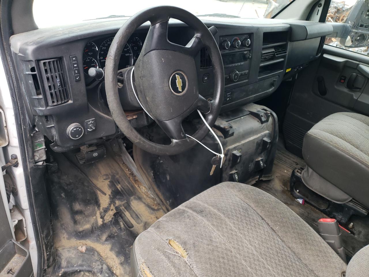 2014 Chevrolet Express VIN 1GB3G4CG9E1202933 Copart auction photo, side damage thumbnail 8