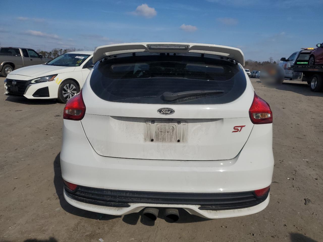 2018 Ford Focus VIN 1FADP3L9XJL247198 Copart auction photo, front end / side damage thumbnail 6