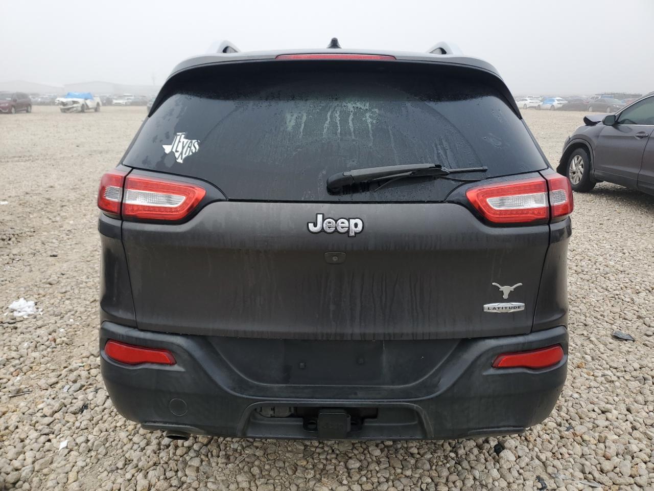 2015 Jeep Grand Cherokee VIN 1C4PJLCB3FW690309 Copart auction photo, front end / side damage thumbnail 6