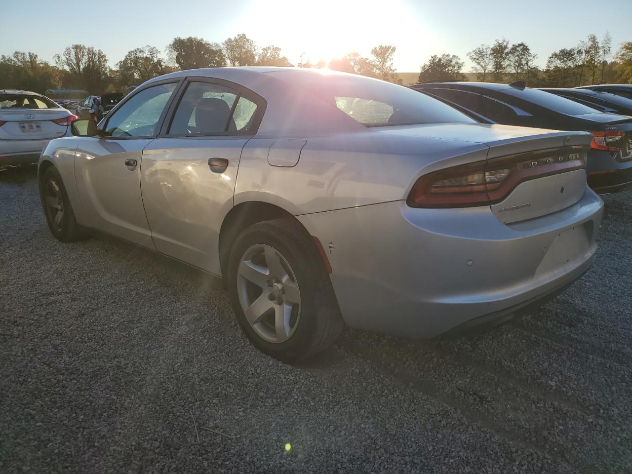 2017 Dodge Charger VIN 2C3CDXAT5HH642096 Copart auction photo, front end / side damage thumbnail 2