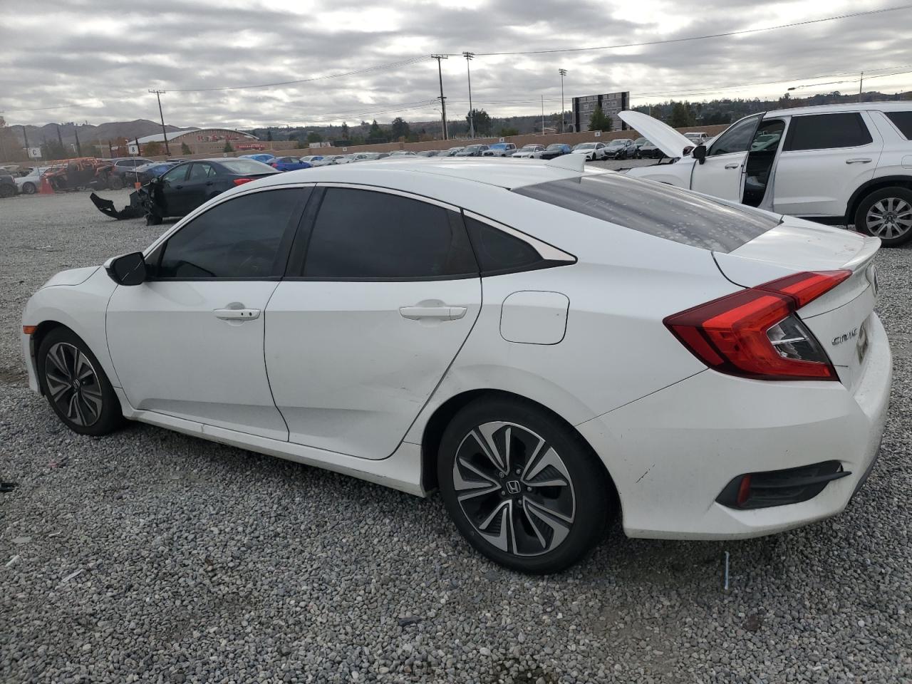 2017 Honda Civic VIN 2HGFC1F77HH633275 Copart auction photo, undercarriage / front end damage thumbnail 2