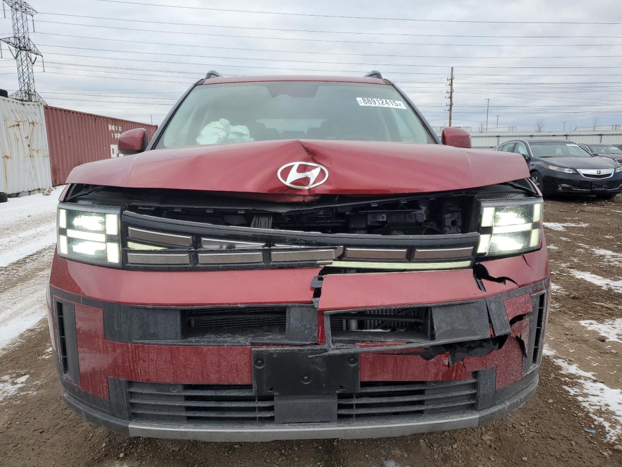 2024 Hyundai Santa Fe VIN 5NMP24GL0RH027809 Copart auction photo, front end / side damage thumbnail 5