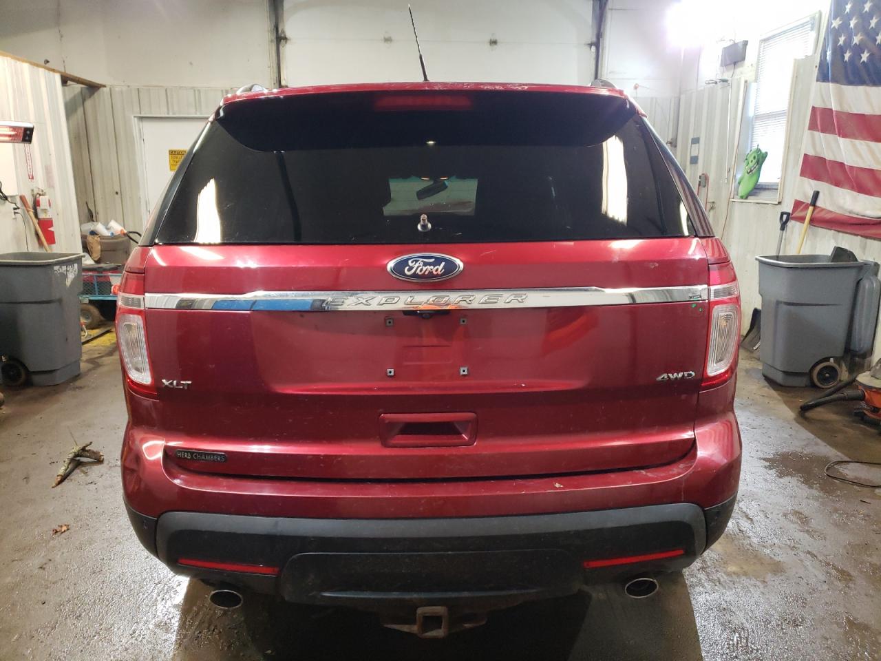2013 Ford Explorer VIN 1FM5K8D82DGB36413 Copart auction photo, all over damage thumbnail 6