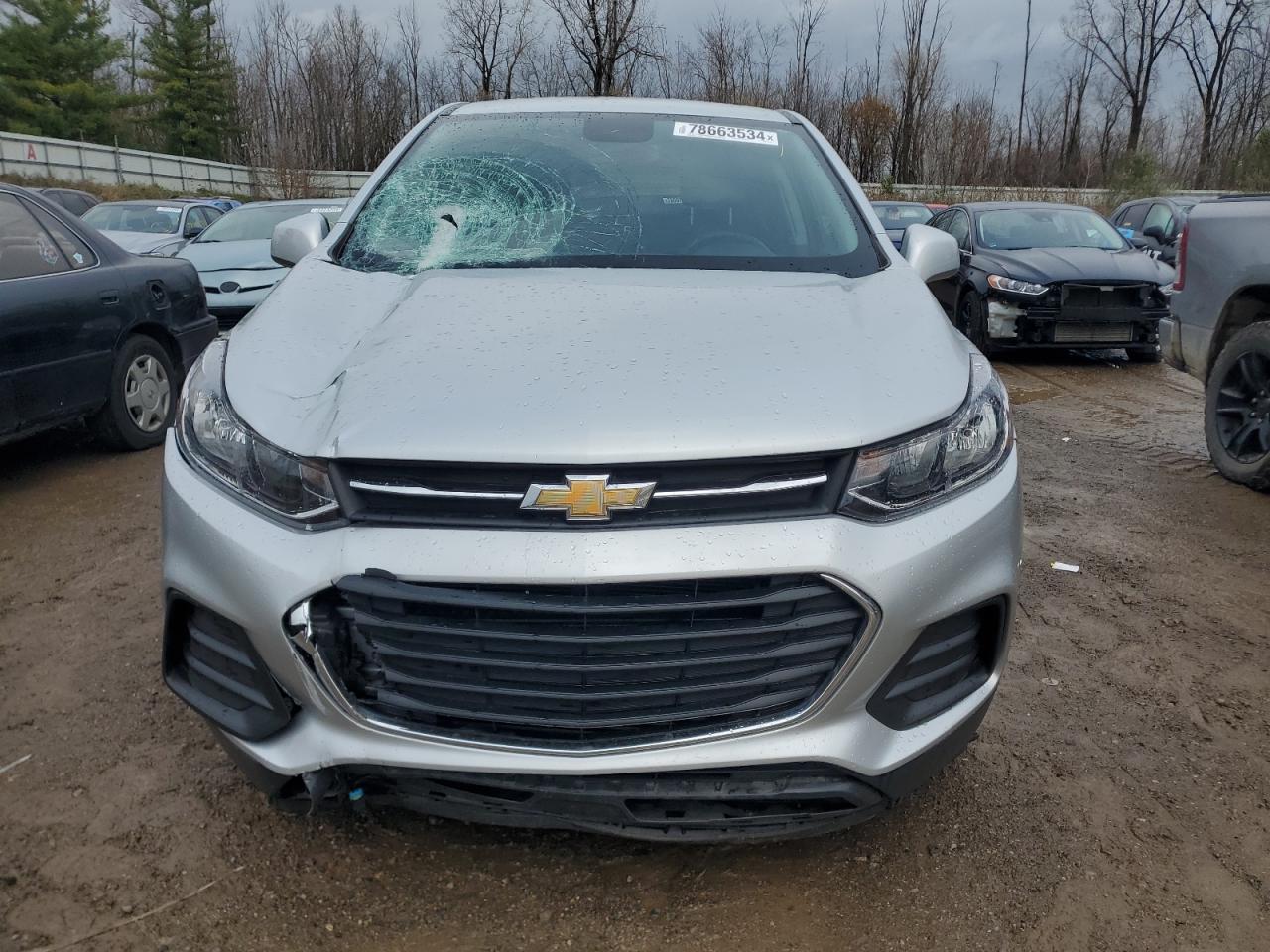 2019 Chevrolet Trax VIN 3GNCJKSBXKL373354 Copart auction photo, front end damage thumbnail 5