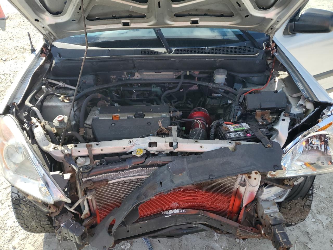 2003 Honda CR-V VIN SHSRD68433U102803 Copart auction photo, front end damage thumbnail 12