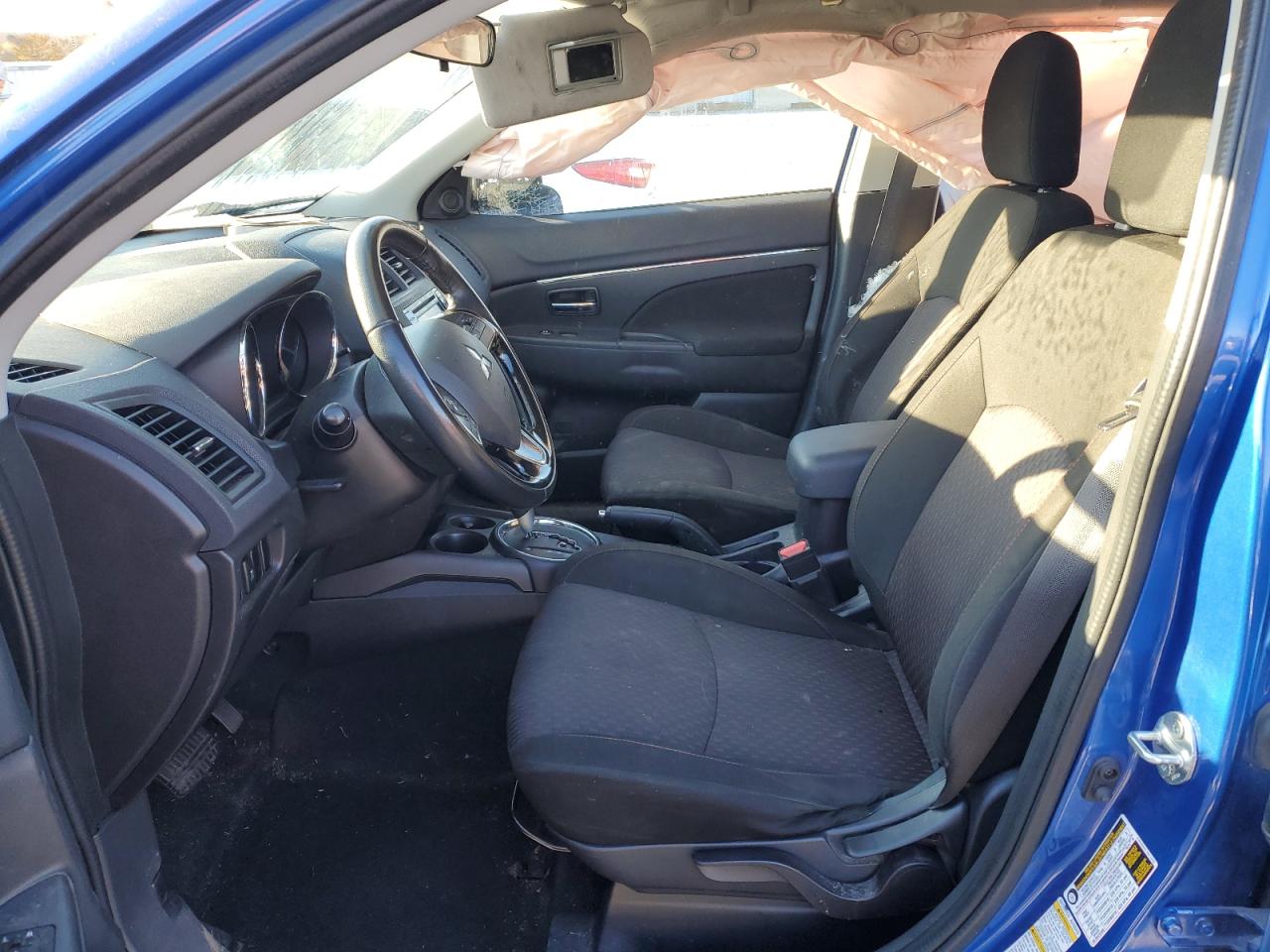 2017 Mitsubishi Outlander VIN JA4AR3AW0HZ023410 Copart auction photo, front end / side damage thumbnail 7