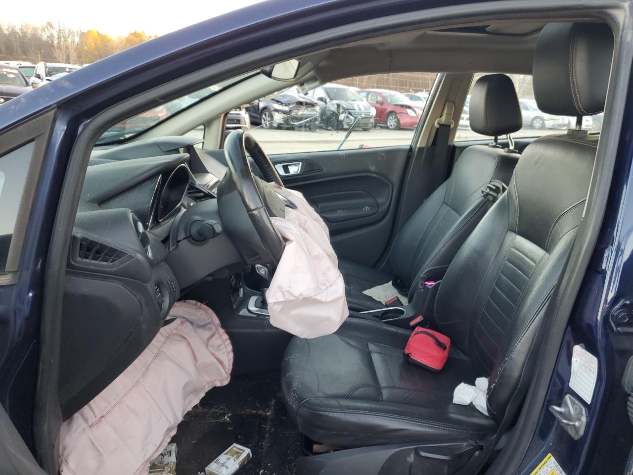 2016 Ford Fiesta VIN 3FADP4FJ1GM163161 Copart auction photo, front end / minor dent/scratches damage thumbnail 7