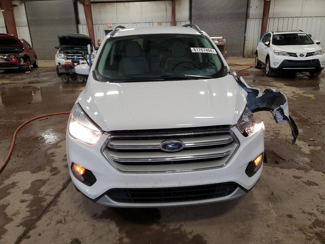 2018 Ford Escape VIN 1FMCU0GD2JUD18895 Copart auction photo, side / front end damage thumbnail 5