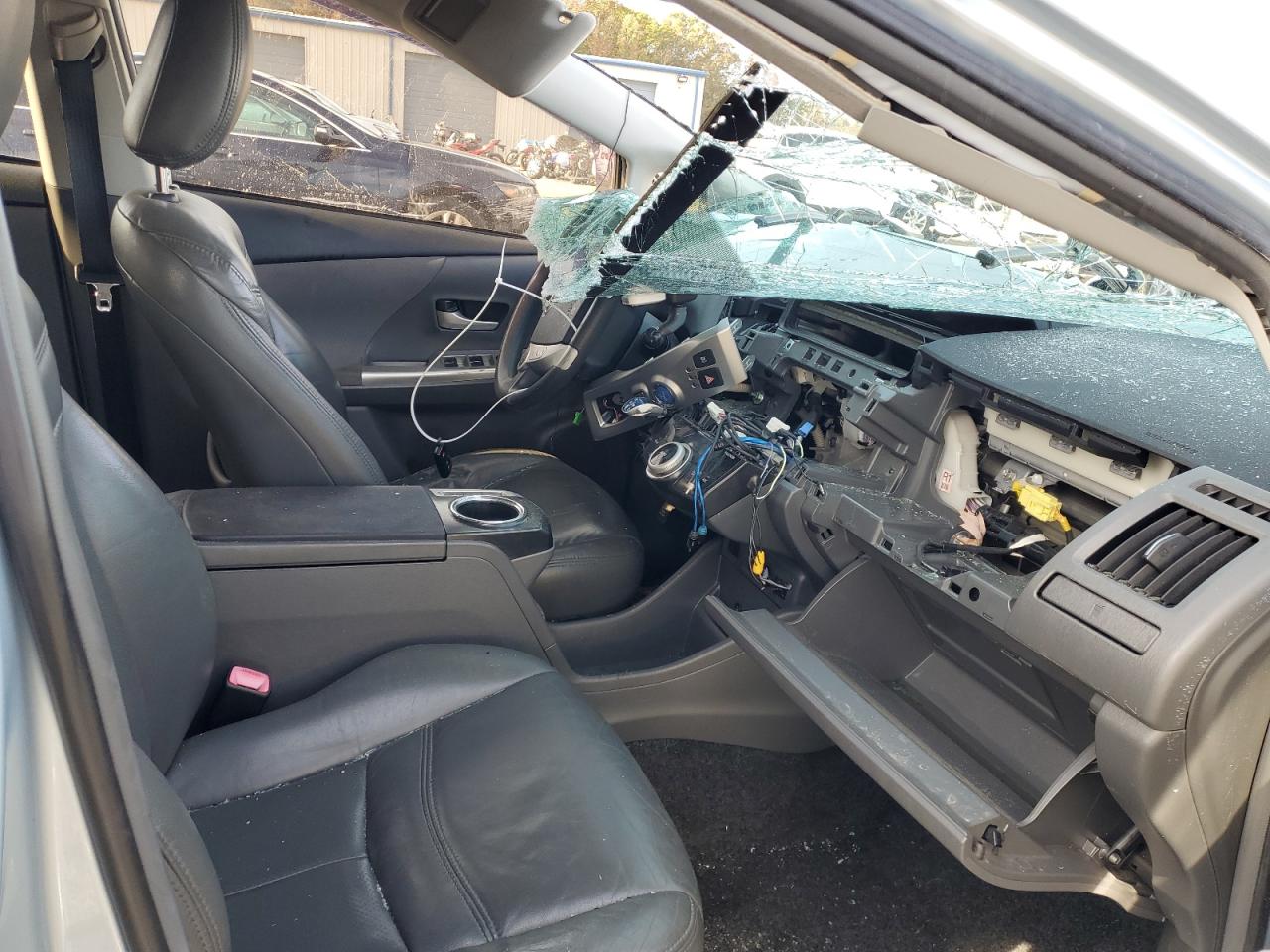 2013 Toyota Prius VIN JTDZN3EU1D3251815 Copart auction photo, rollover damage thumbnail 7