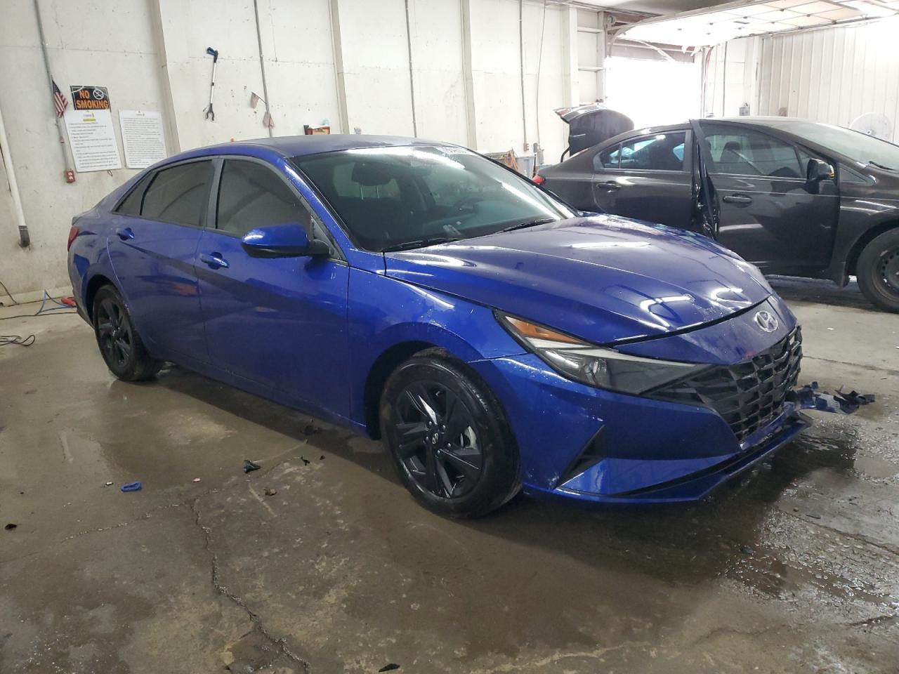 2023 Hyundai Elantra VIN KMHLM4AG0PU528396 Copart auction photo, front end damage thumbnail 4