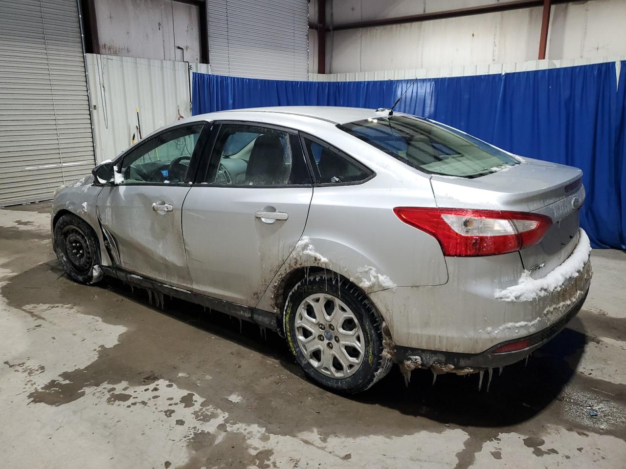 2012 Ford Focus VIN 1FAHP3F24CL138108 Copart auction photo, side / front end damage thumbnail 2