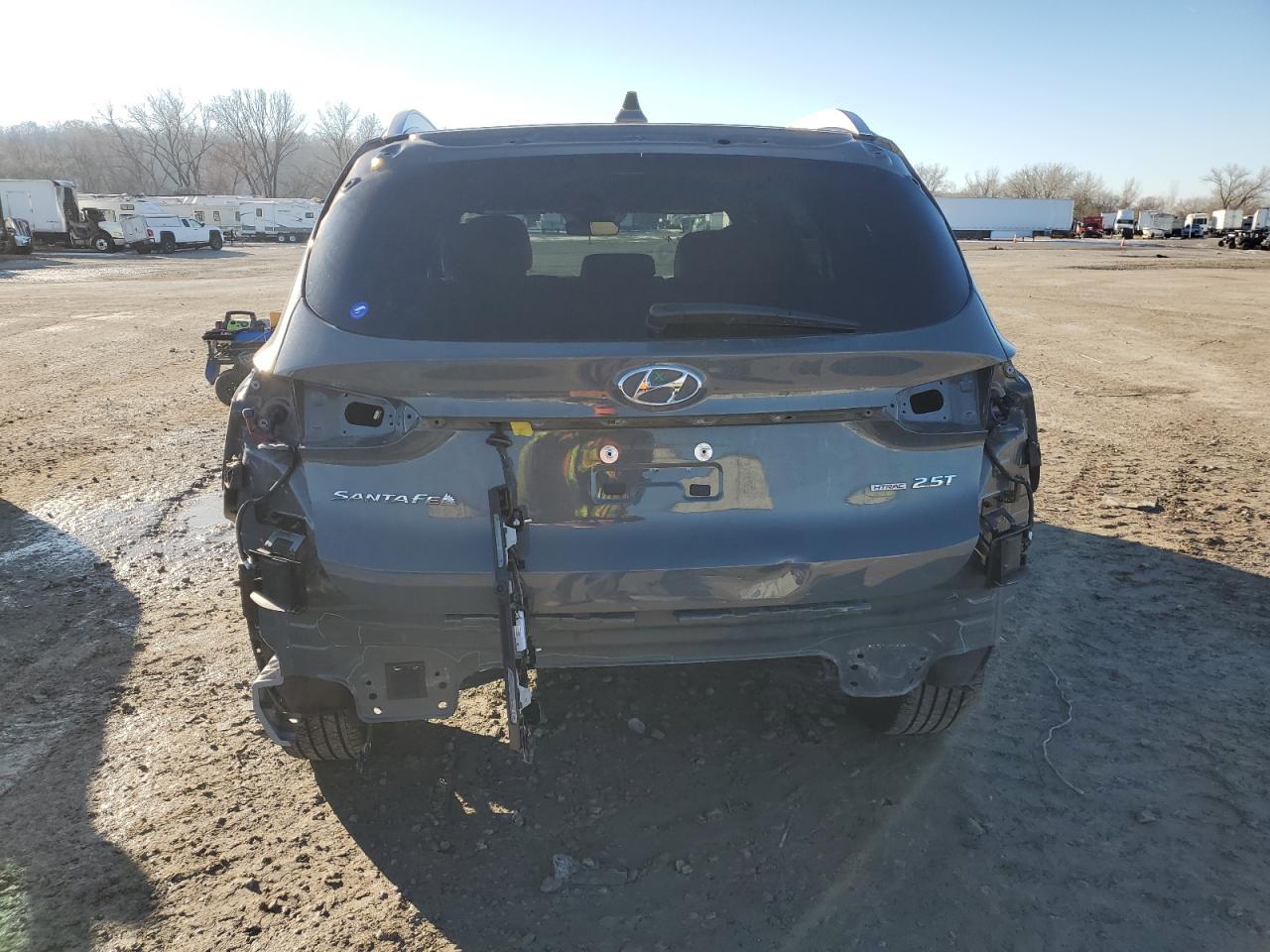 2023 Hyundai Santa Fe VIN 5NMS5DAL5PH616507 Copart auction photo, rear end / undercarriage damage thumbnail 6