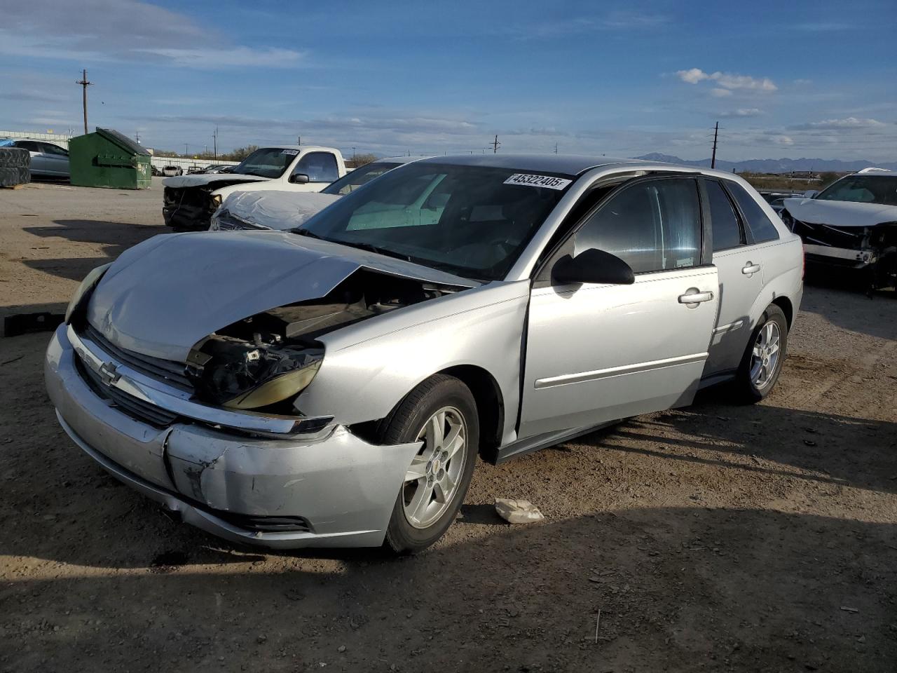 2005 Chevrolet Malibu VIN 1G1ZT62885F316943