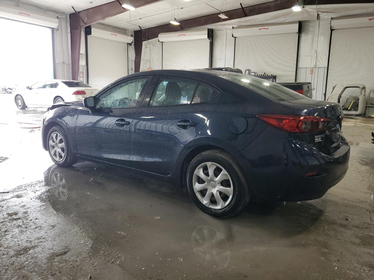 2015 Mazda 3 VIN 3MZBM1U74FM185358 Copart auction photo, front end / rear end damage thumbnail 2