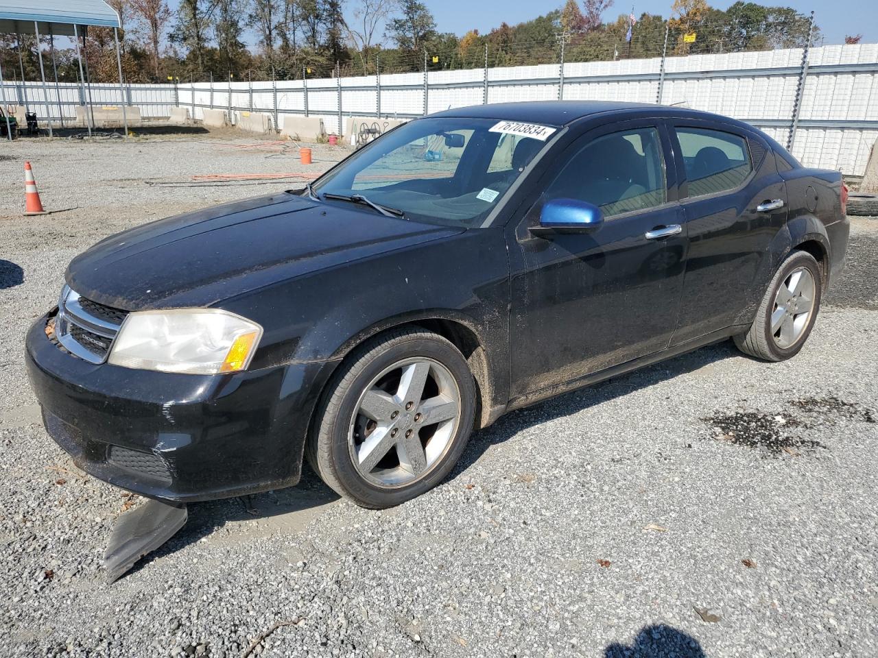 2012 Dodge Avenger VIN 1C3CDZAB7CN147420