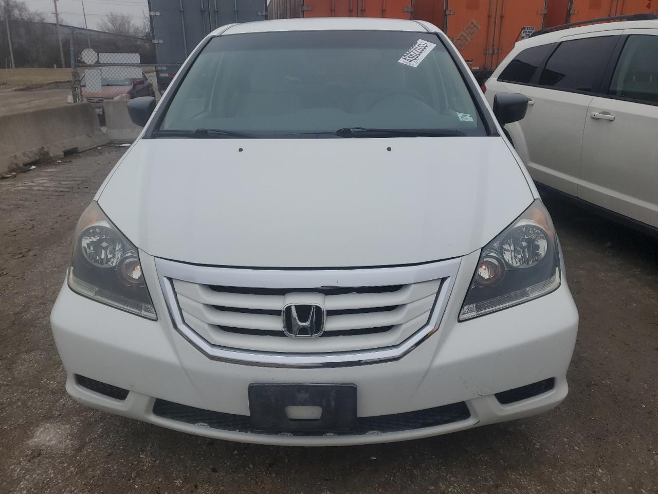 2010 Honda Odyssey VIN 5FNRL3H24AB019336 Copart auction photo, front end / mechanical damage thumbnail 5