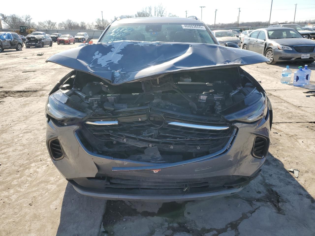 2022 Buick Envision VIN LRBFZNR47ND053473 Copart auction photo, front end / hail damage thumbnail 5