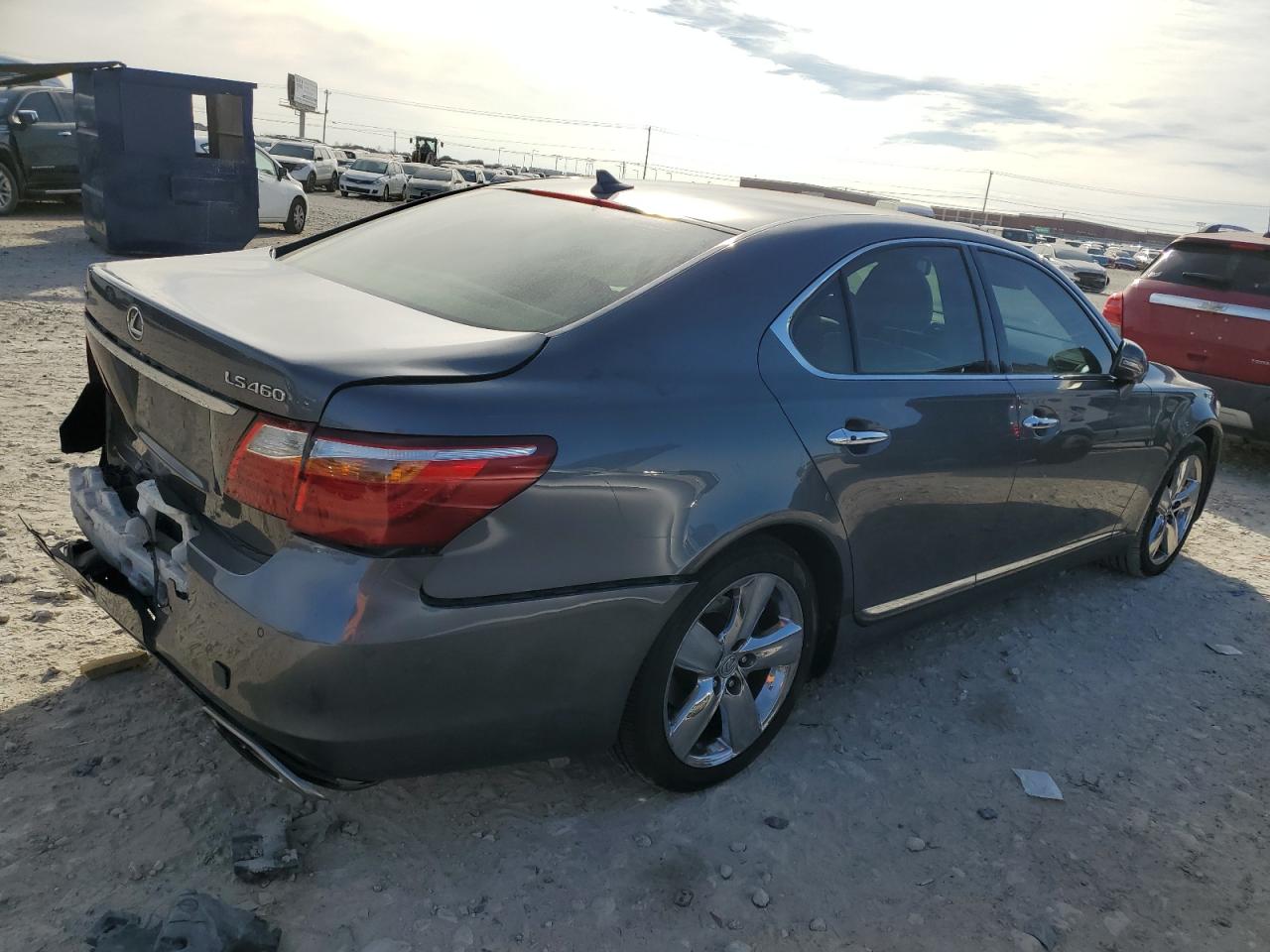 2012 Lexus LS VIN JTHBL5EF6C5112950 Copart auction photo, rear end damage thumbnail 3