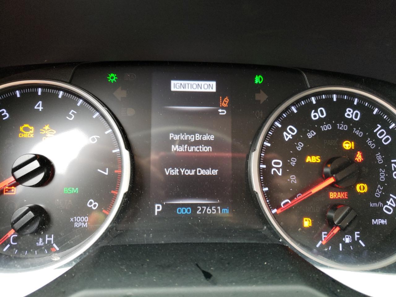 2020 Toyota RAV 4 VIN JTMW1RFV5LJ018135 Copart auction photo, front end / side damage thumbnail 9