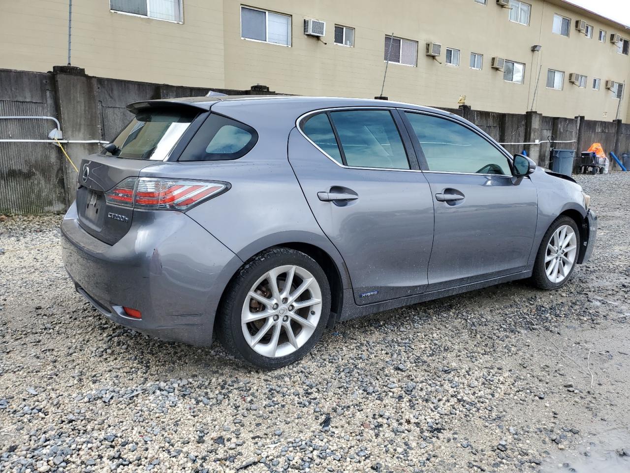 2012 Lexus CT VIN JTHKD5BH9C2064672 Copart auction photo, front end damage thumbnail 3