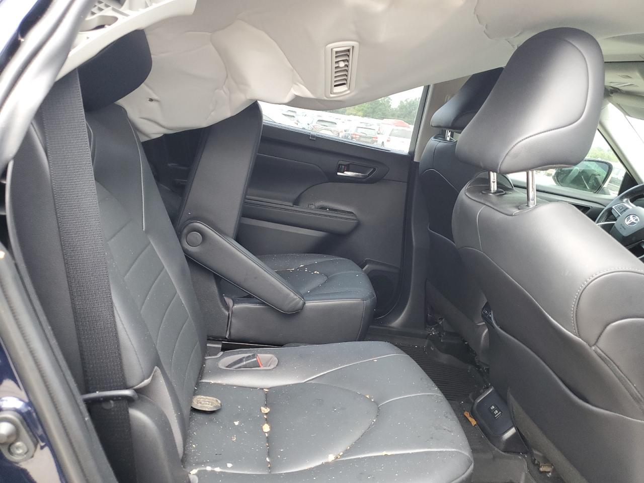 2020 Toyota Highlander VIN 5TDGZRAH9LS506666 Copart auction photo, top/roof damage thumbnail 11