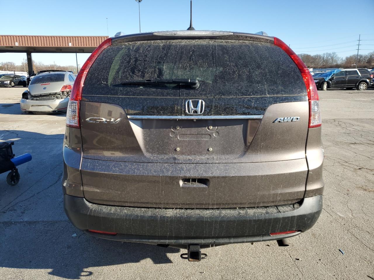 2014 Honda CR-V VIN 2HKRM4H70EH691268 Copart auction photo, front end damage thumbnail 6