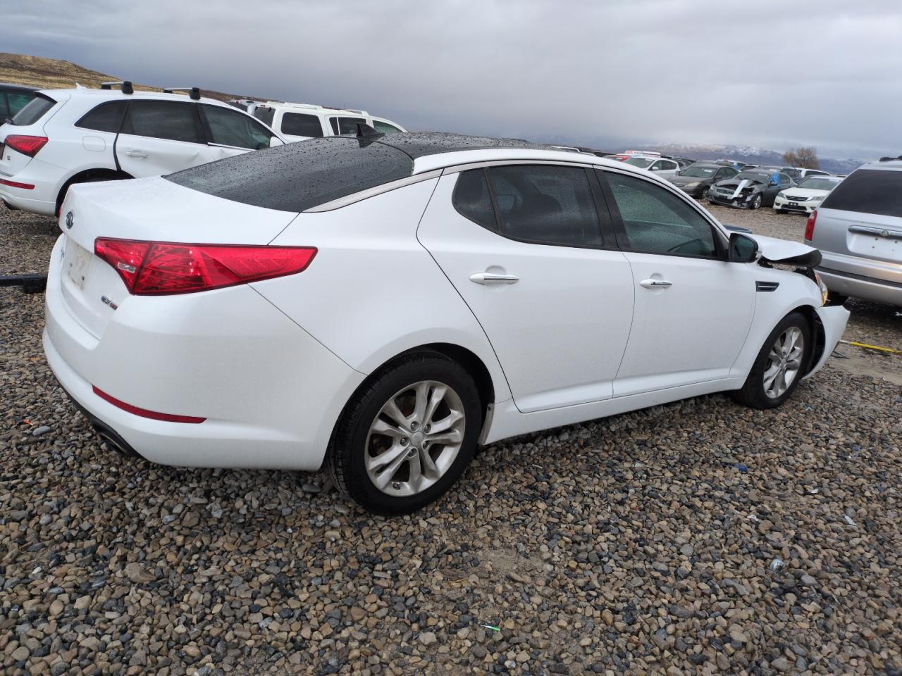 2012 KIA Optima VIN 5XXGN4A74CG036070 Copart auction photo, front end damage thumbnail 3