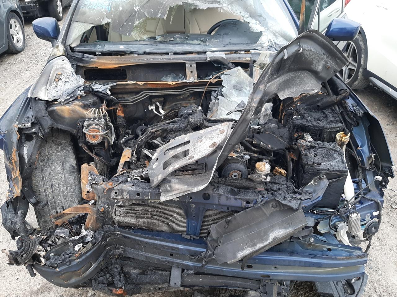 2015 Subaru Legacy VIN 4S3BNBD61F3019460 Copart auction photo, burn damage thumbnail 11