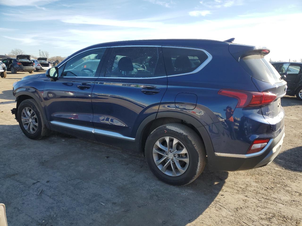 2020 Hyundai Santa Fe VIN 5NMS3CAD0LH170673 Copart auction photo, front end / minor dent/scratches damage thumbnail 2