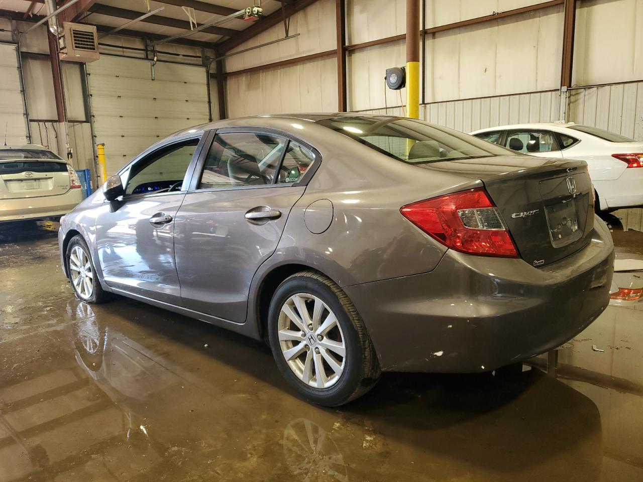 2012 Honda Civic VIN 19XFB2F84CE313240 Copart auction photo, undercarriage damage thumbnail 2