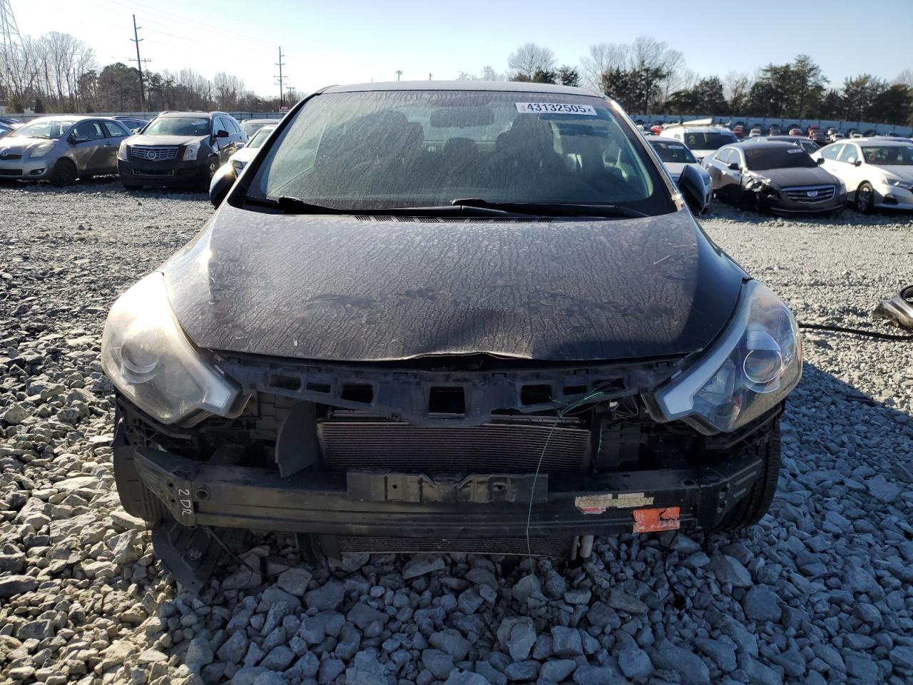 2014 KIA Forte VIN KNAFX6A86E5250086 Copart auction photo, front end / minor dent/scratches damage thumbnail 5