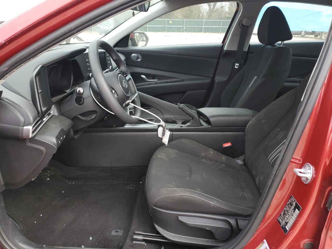 2023 Hyundai Elantra VIN KMHLM4AG4PU634852 Copart auction photo, side / front end damage thumbnail 7