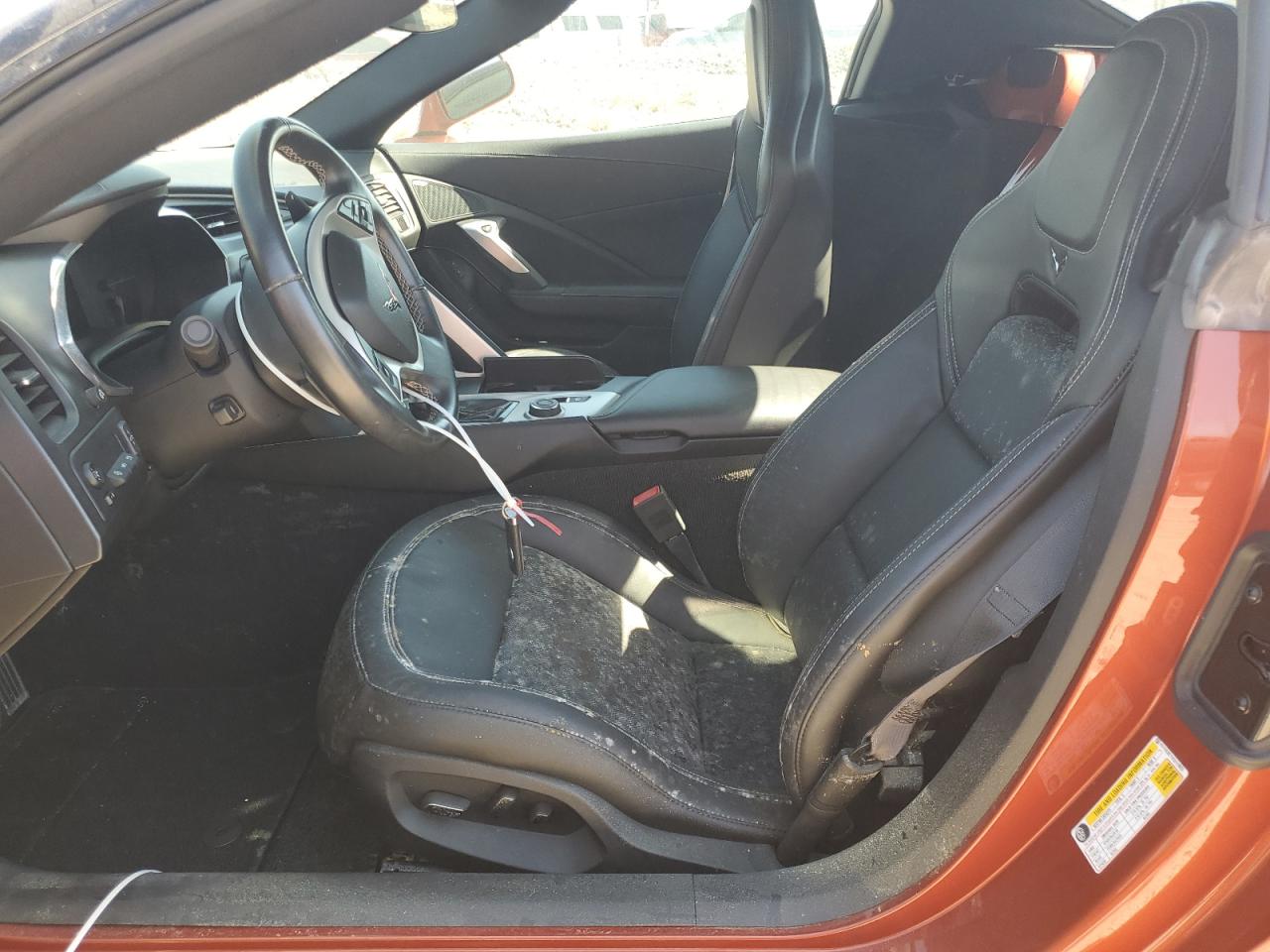 2015 Chevrolet Corvette VIN 1G1YK3D71F5111912 Copart auction photo, water/flood damage thumbnail 7