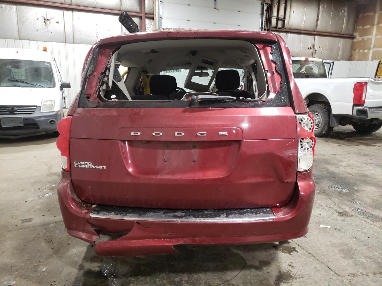 2011 Dodge Caravan VIN 2D4RN3DG5BR711187 Copart auction photo, all over damage thumbnail 6
