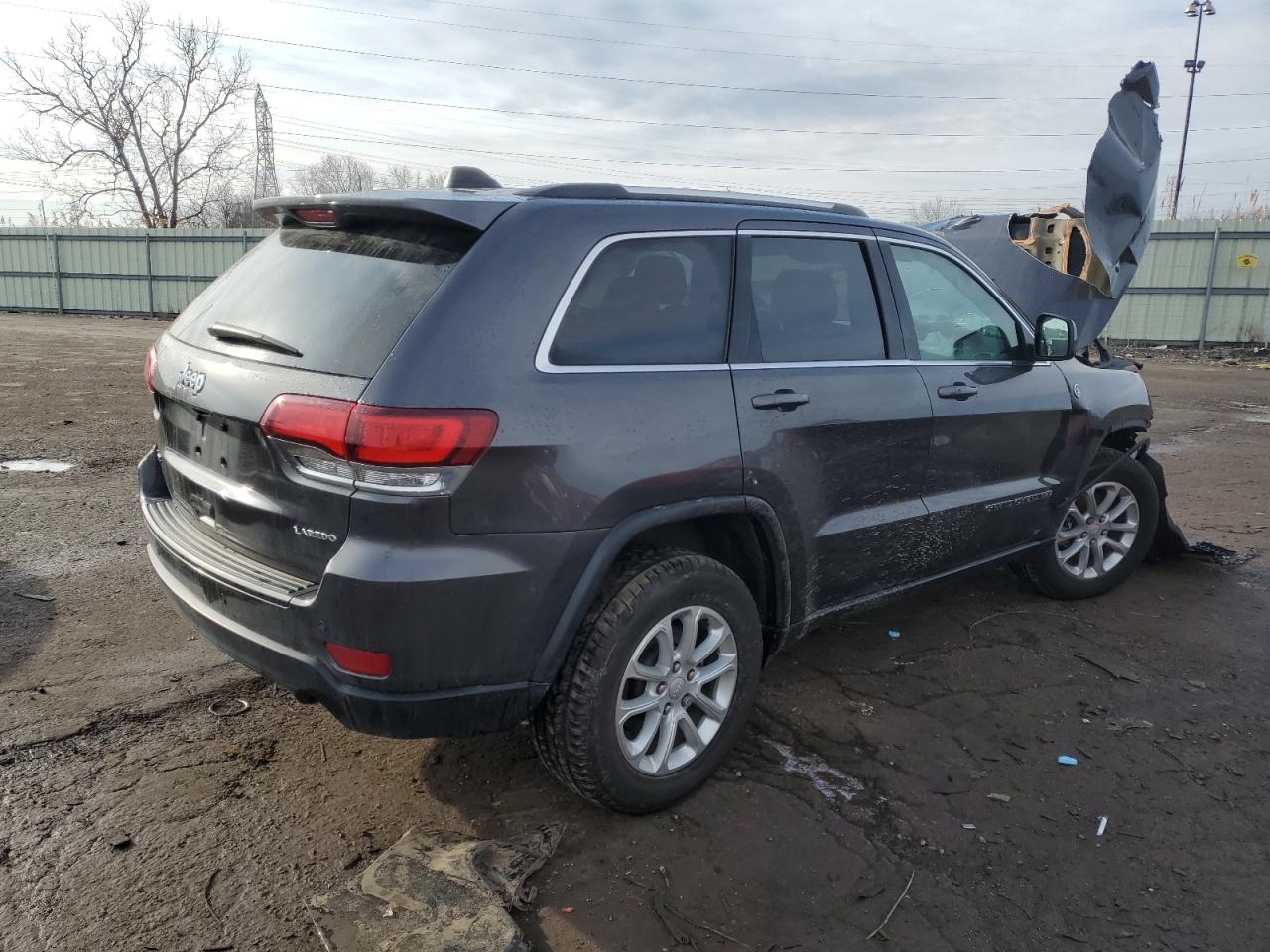 2021 Jeep Grand Cherokee VIN 1C4RJFAG1MC525172 Copart auction photo, front end damage thumbnail 3