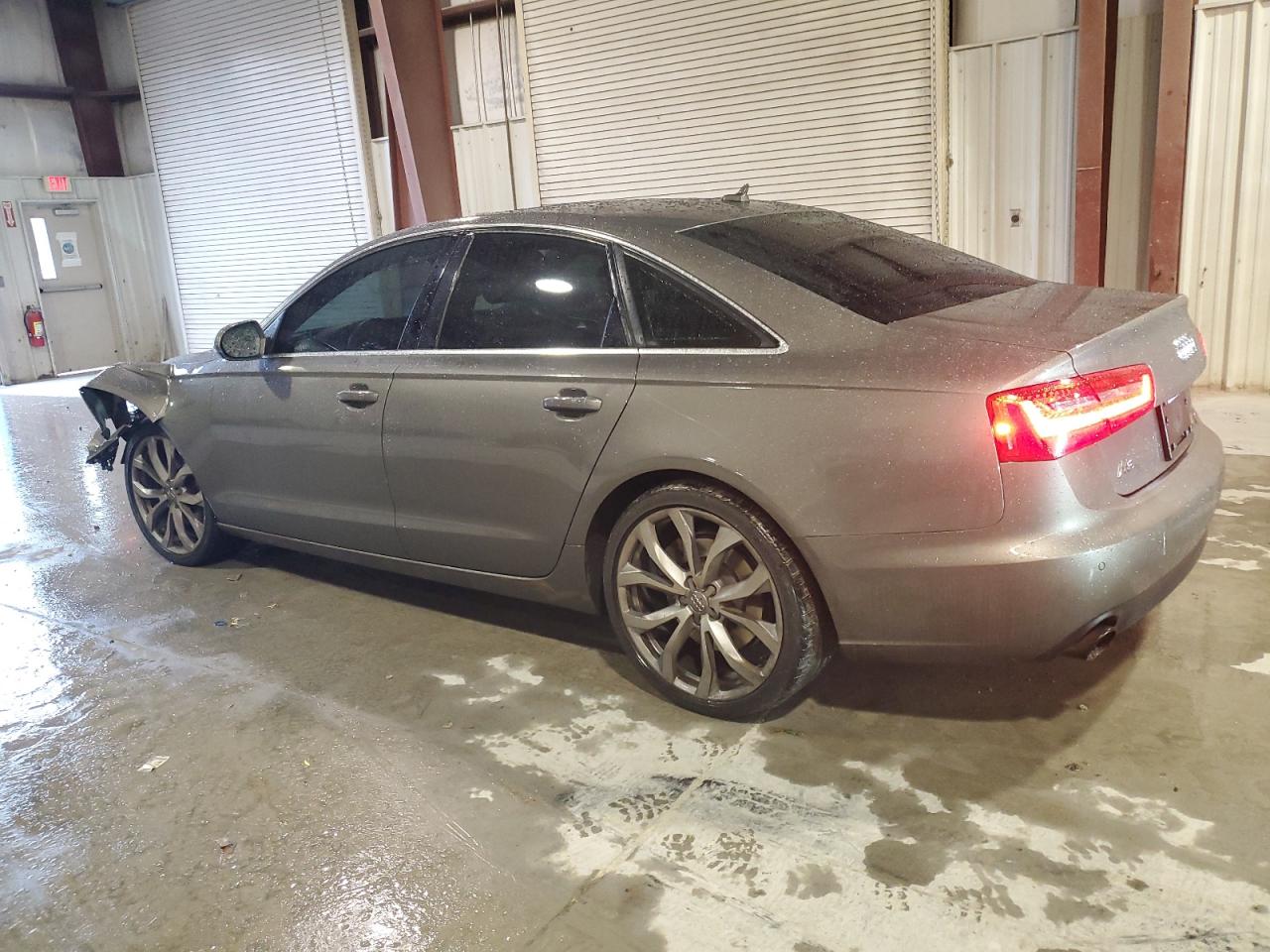 2014 Audi A6 VIN WAUGFAFC2EN066903 Copart auction photo, front end / side damage thumbnail 2