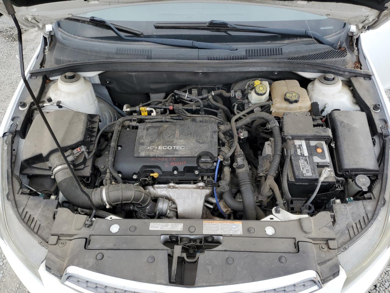2014 Chevrolet Cruze VIN 1G1PE5SB2E7402329 Copart auction photo, mechanical damage thumbnail 11