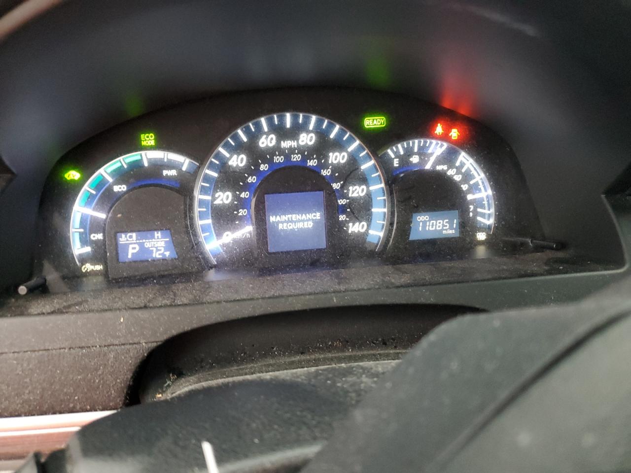 2013 Toyota Camry VIN 4T1BD1FK2DU083467 Copart auction photo, water/flood damage thumbnail 9