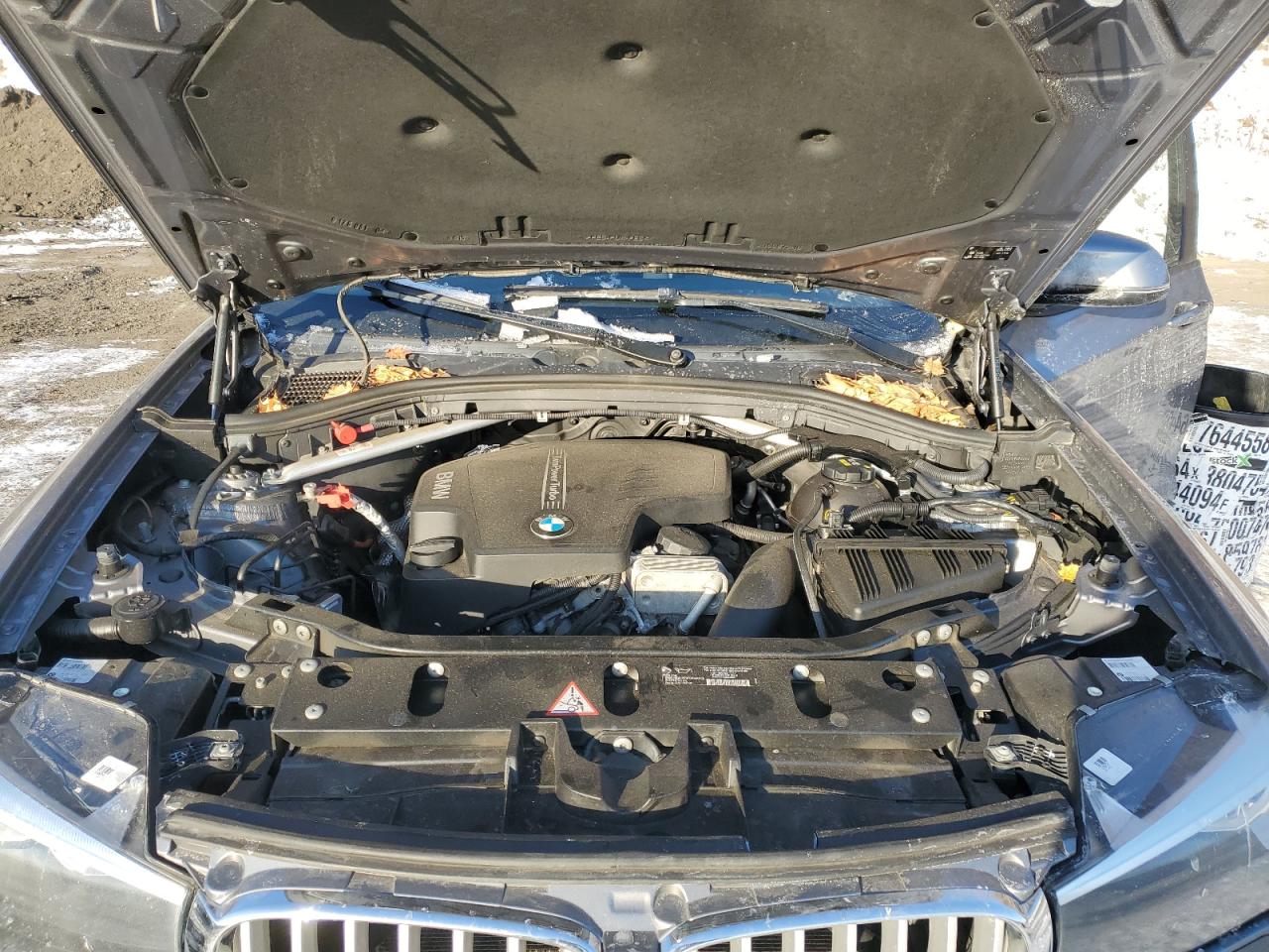 2015 BMW X3 VIN 5UXWX9C54F0D62067 Copart auction photo, front end / minor dent/scratches damage thumbnail 14