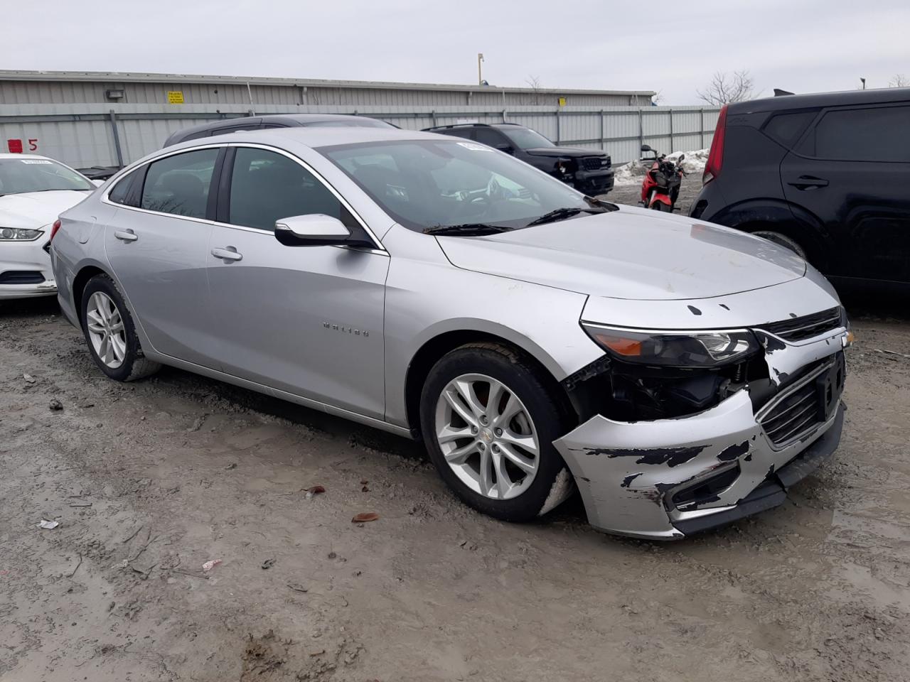 2018 Chevrolet Malibu VIN 1G1ZD5ST1JF146480 Copart auction photo, front end damage thumbnail 4