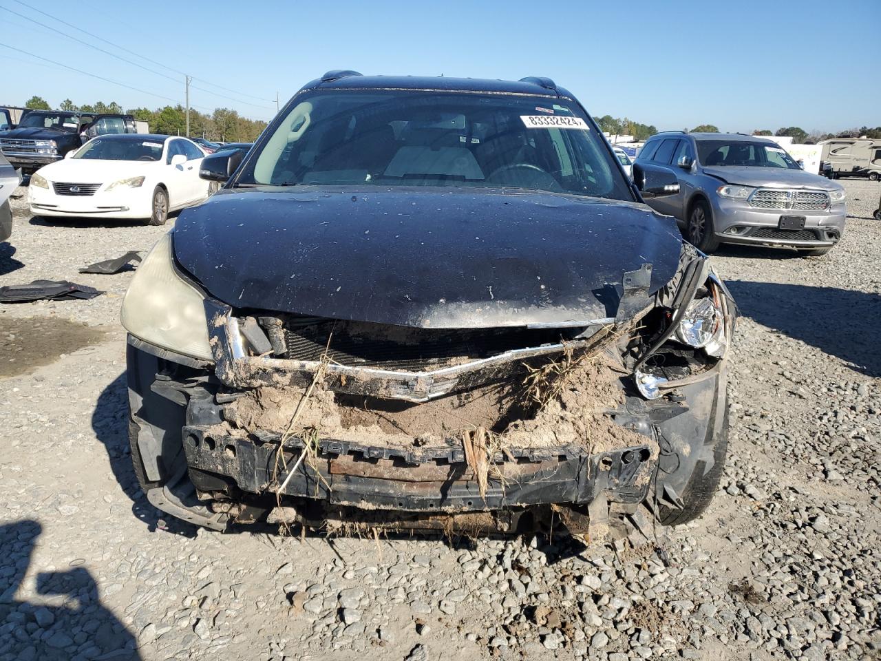 2012 Chevrolet Traverse VIN 1GNKRJED8CJ165185 Copart auction photo, front end damage thumbnail 5