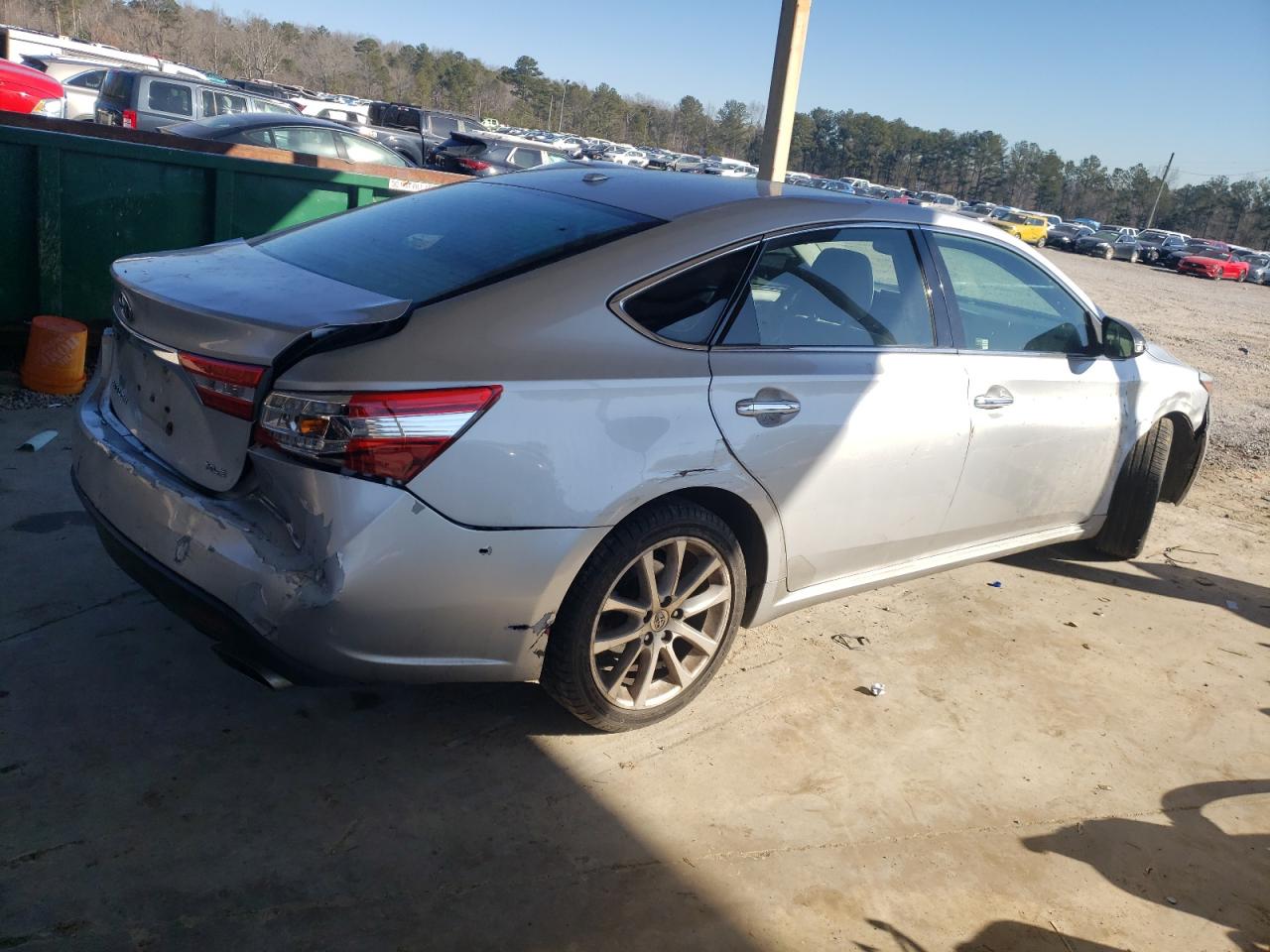 2013 Toyota Avalon VIN 4T1BK1EB8DU075199 Copart auction photo, rear end damage thumbnail 3