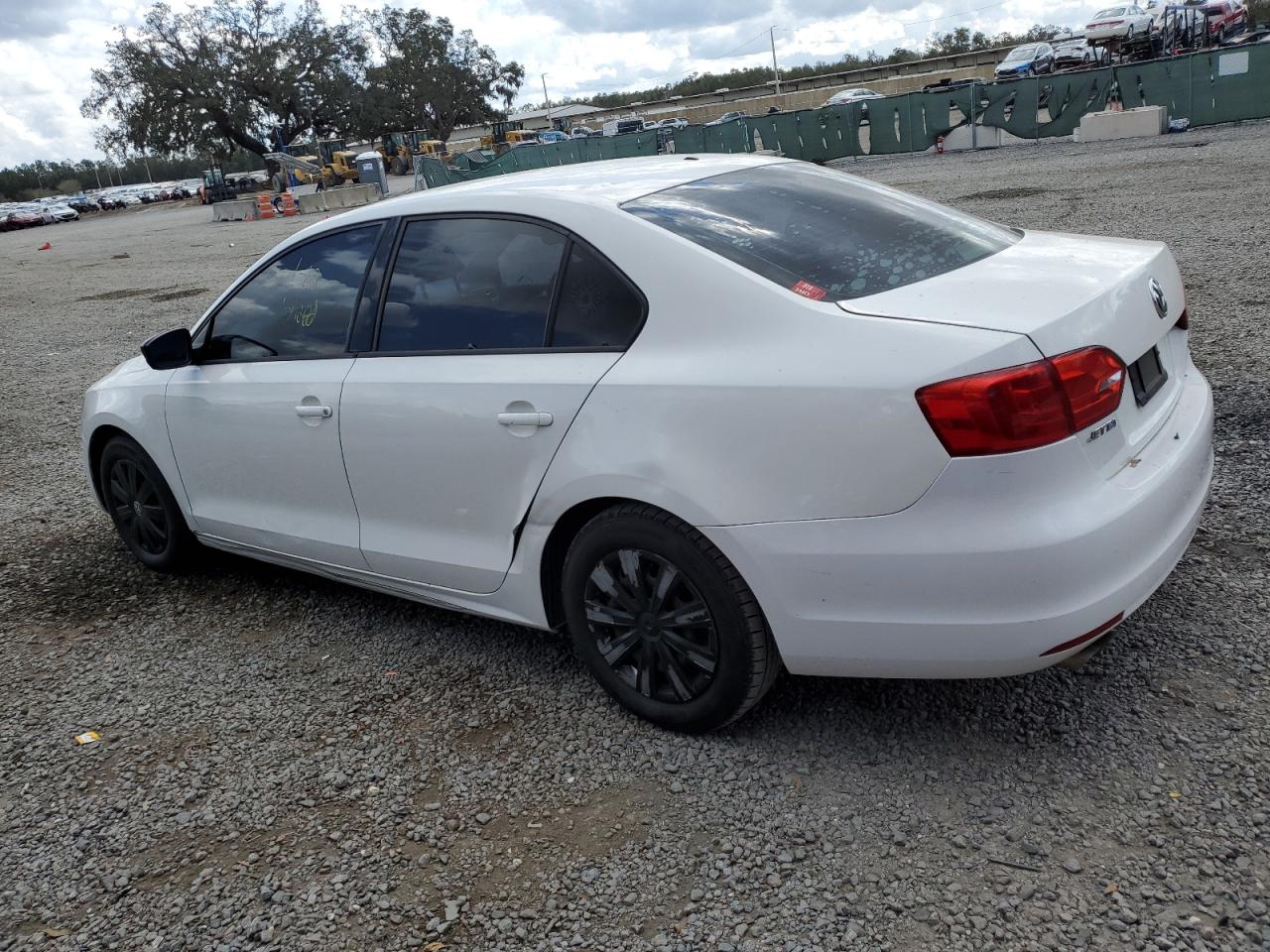 2014 Volkswagen Jetta VIN 3VW2K7AJ4EM375961 Copart auction photo, side damage thumbnail 2