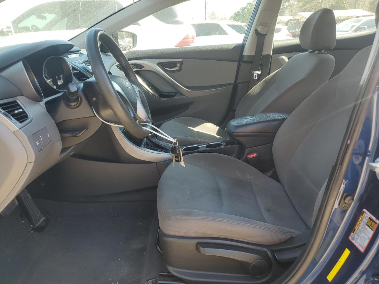 2015 Hyundai Elantra VIN 5NPDH4AE2FH622266 Copart auction photo, side / rear end damage thumbnail 7