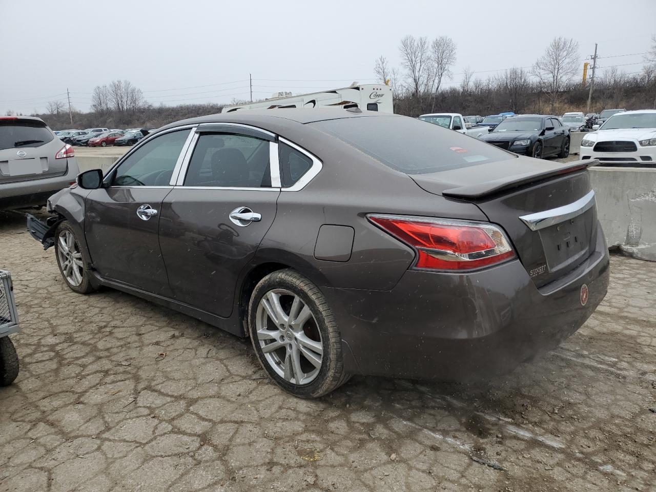 2015 Nissan Altima VIN 1N4BL3AP9FC170934 Copart auction photo, front end / side damage thumbnail 2